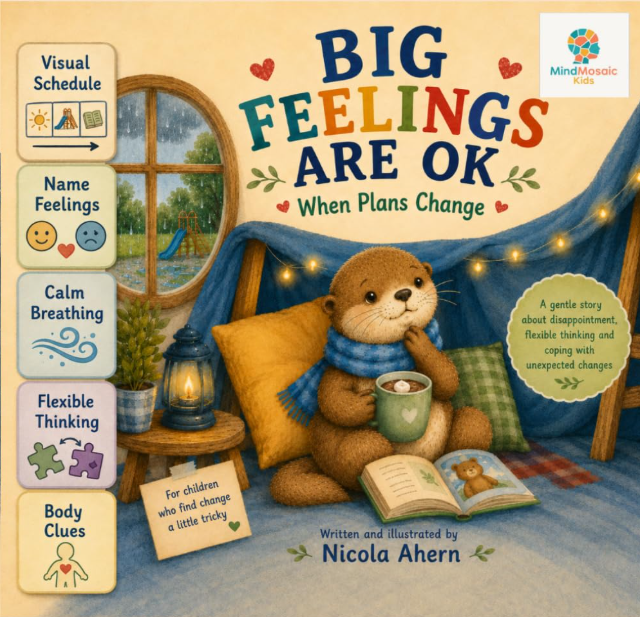 Front cover of Big Feelings Are OK: When Plans Change by Nicola Ahern.