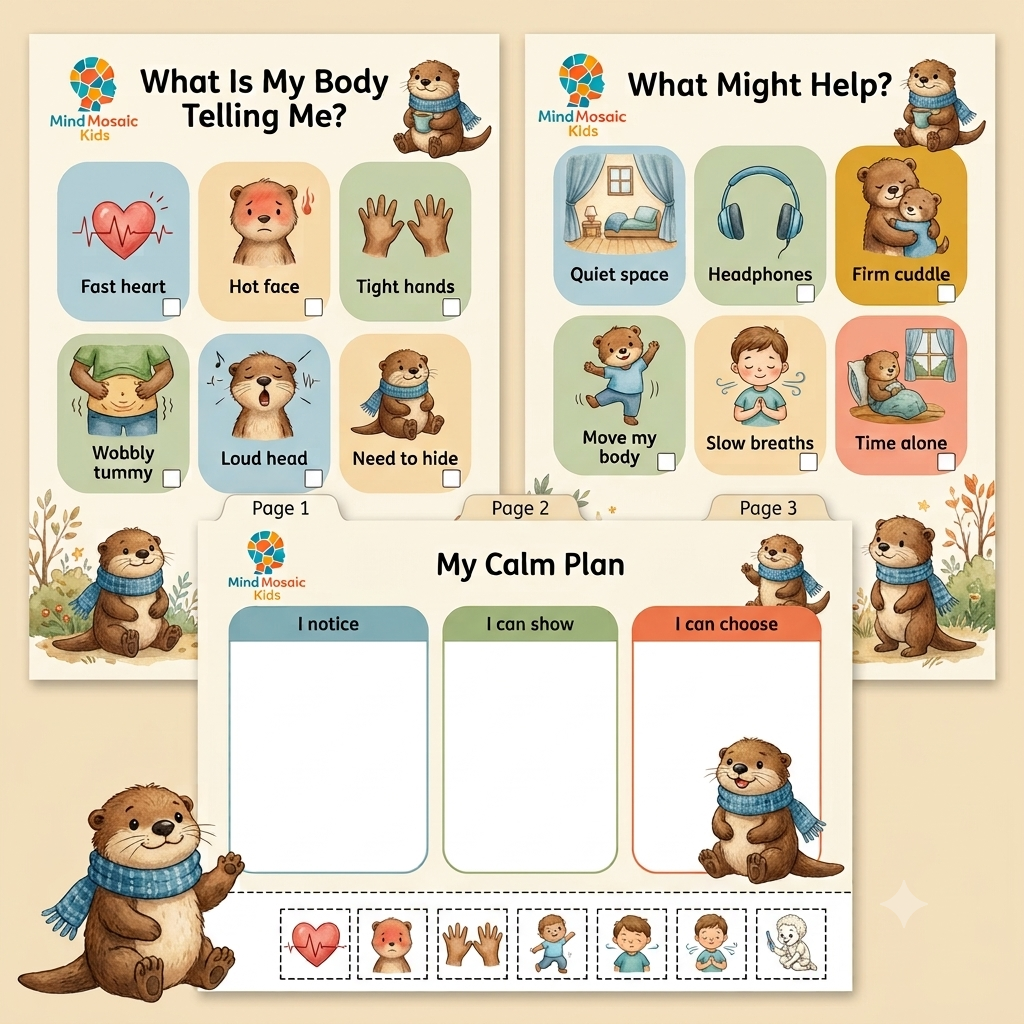 Preview of My Calm Plan: Body Signals & Coping Kit