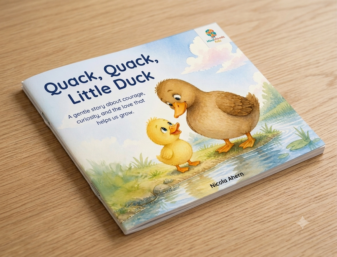Quack, Quack, Little Duck flip book mockup