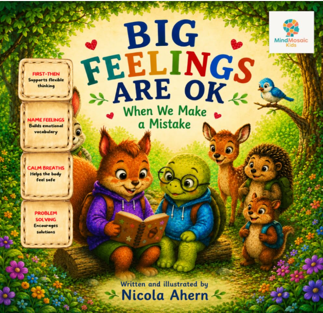 Front cover of Big Feelings Are OK: When We Make Mistakes by Nicola Ahern.